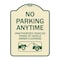 Signmission No Parking Anytime Unauthorized Vehicles Towed at Vehicle Owners Expense With Car, TG-1824-23764 A-DES-TG-1824-23764 - alternate 1